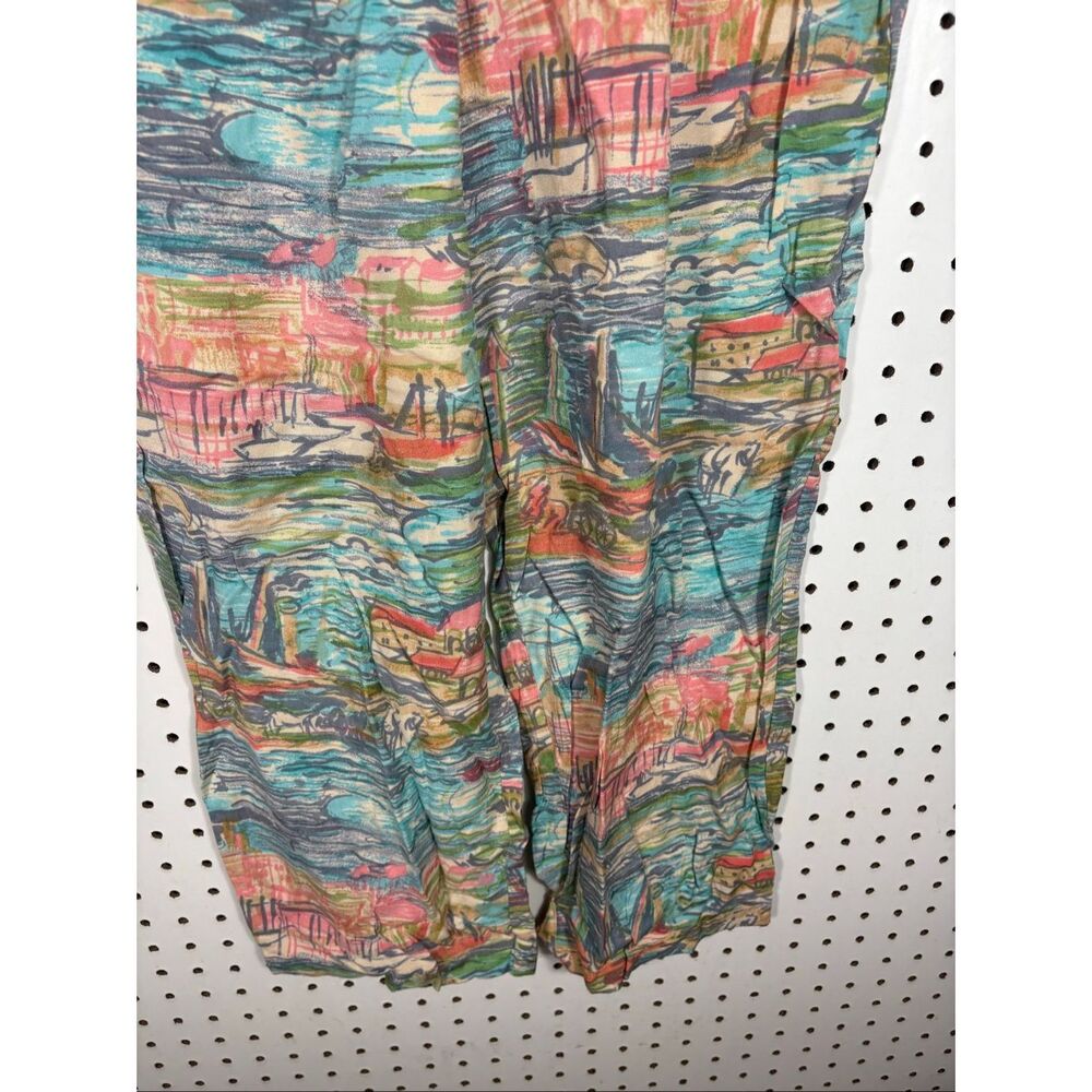 Putumayo sketch landscape tank top & pants set size S - Picture 9 of 10